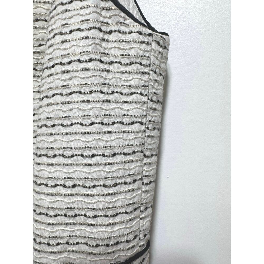 Banana Republic Women’s Sleeveless Sheath Dress Petite Size OP NWT Ivory/Black - Picture 5 of 9